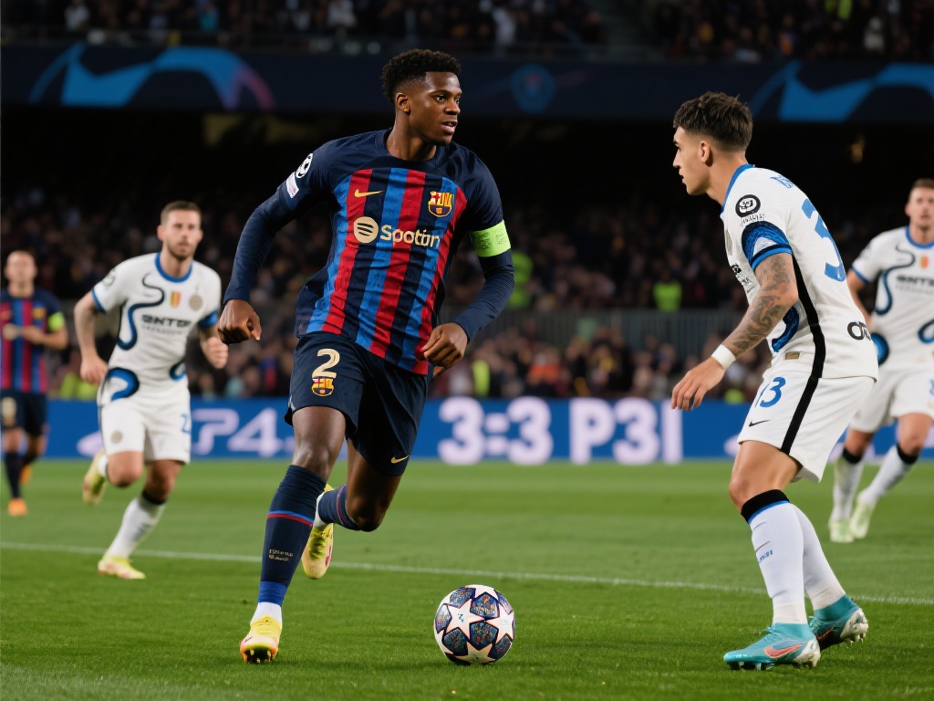 邓弗里斯双响助攻亚马尔费兰建功,巴萨与国米3-3握手言和 在足球的世界里,每一场比赛都可能成为经典