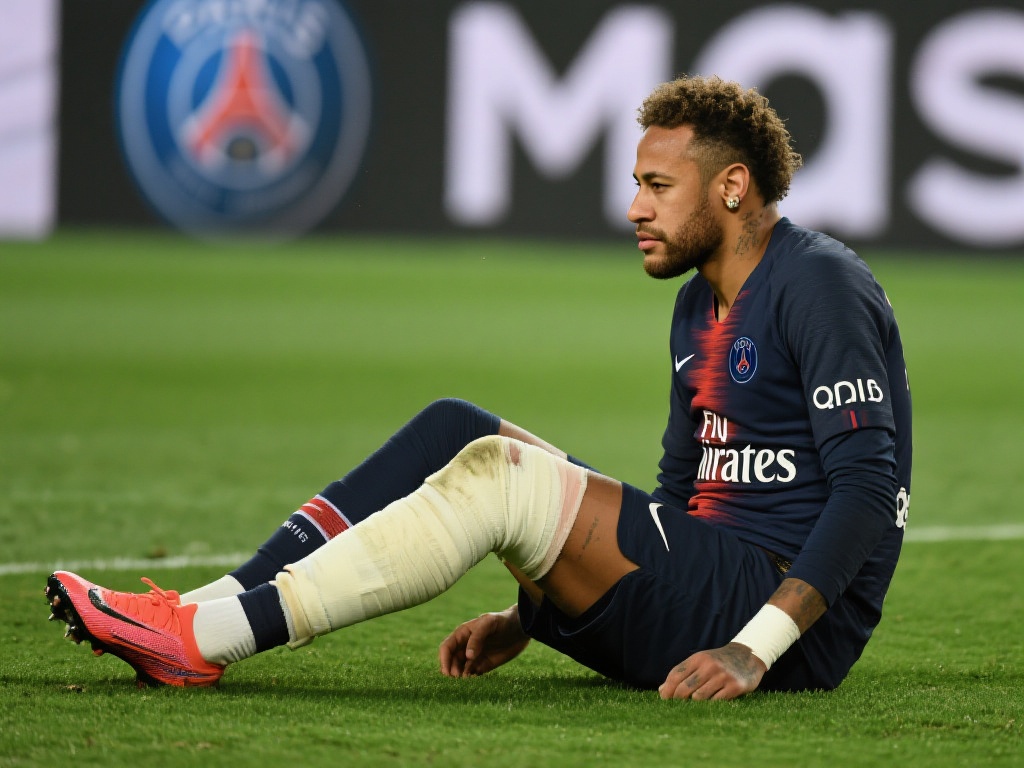 自加盟巴黎圣日耳曼以来，内马尔的伤病问题
